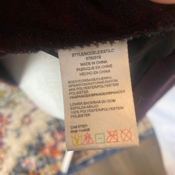 RD Style Knit Longsleeve Tee w/ Tiered Back Tunic Legging Friendly Women’s Large - Picture 5 of 8